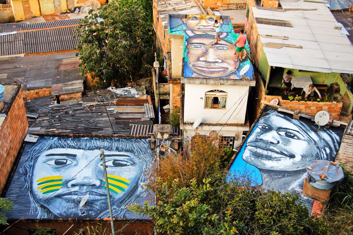 Laje com Grafitti Artístico: Uma Explosão de Cores e Atitude! - inspiração