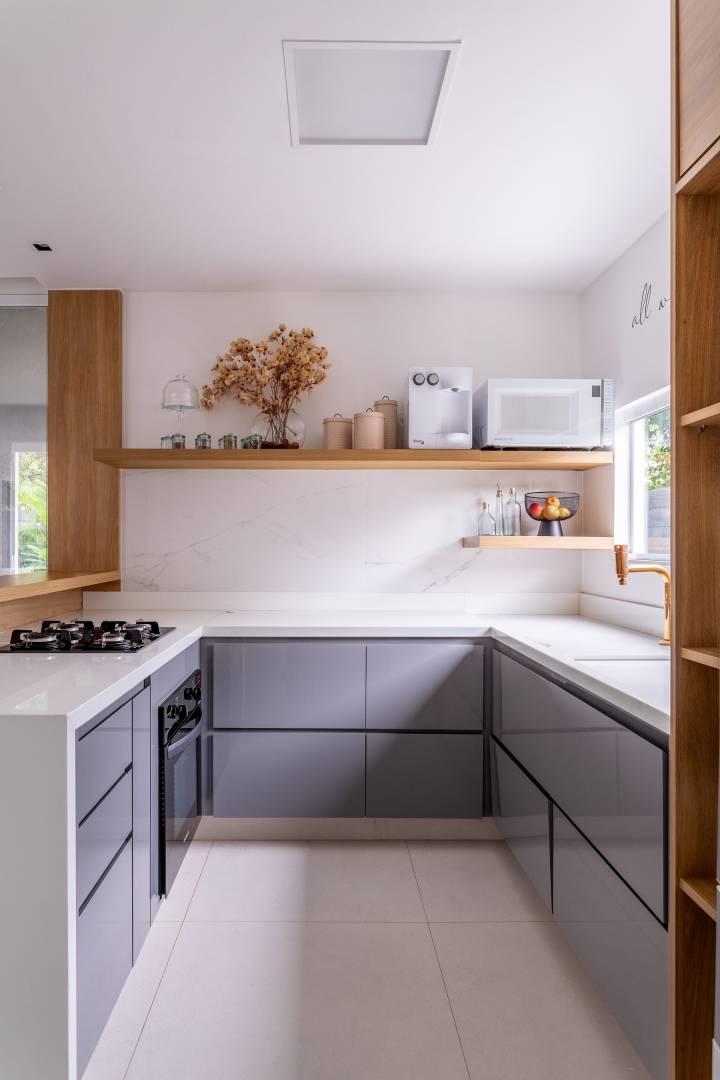 Cozinha Sustentável com Detalhes em Bambu e Reuso - detalhe