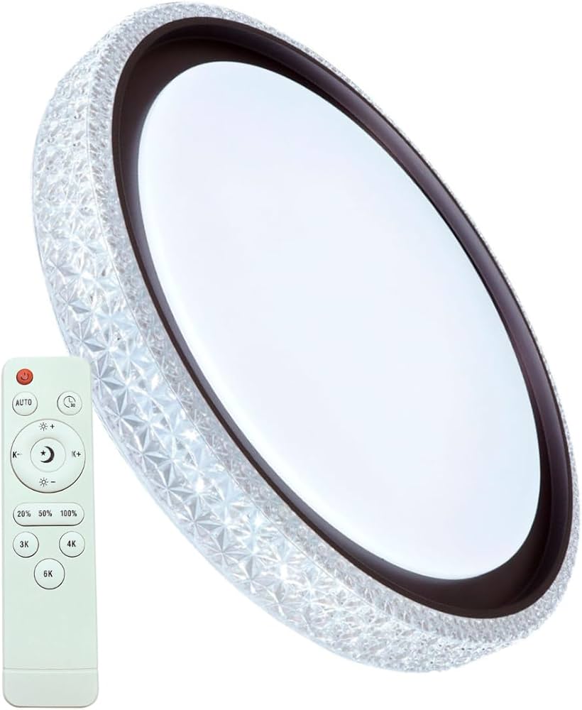 Plafon High-Tech com Controle Remoto e Ajuste de Cor: Tecnologia e Conforto ao Seu Alcance - detalhe