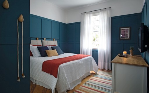 Reforma com Texturas nas Paredes e Boiseries - detalhe