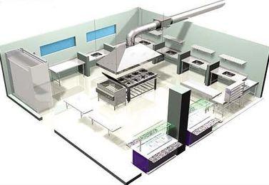 Espaço Gourmet Integrado à Cozinha Industrial para Degustação e Eventos - inspiração