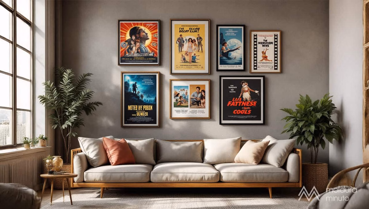 Com Quadros e Pôsteres que Contam a Sua História - ideia