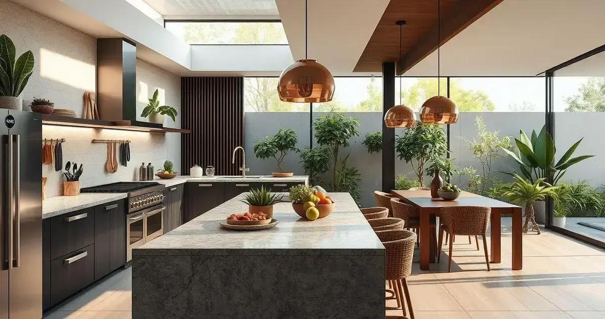 Cozinha Gourmet com Churrasqueira Integrada: Para Receber Amigos com Estilo - ideia