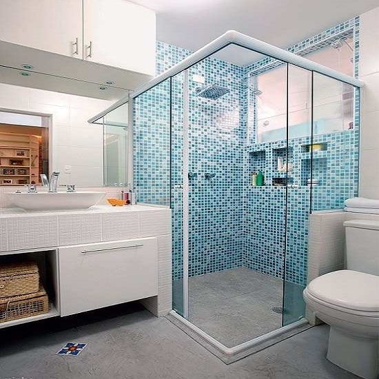 Geometria Moderna: Box com Padrões Geométricos - detalhe