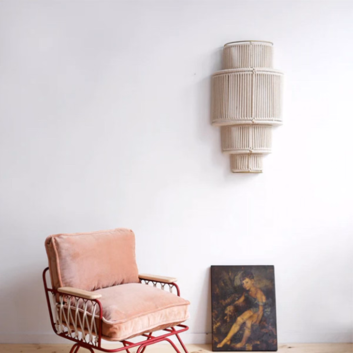 Arandela com Detalhes em Corda Náutica: Estilo Náutico Relaxante - ideia