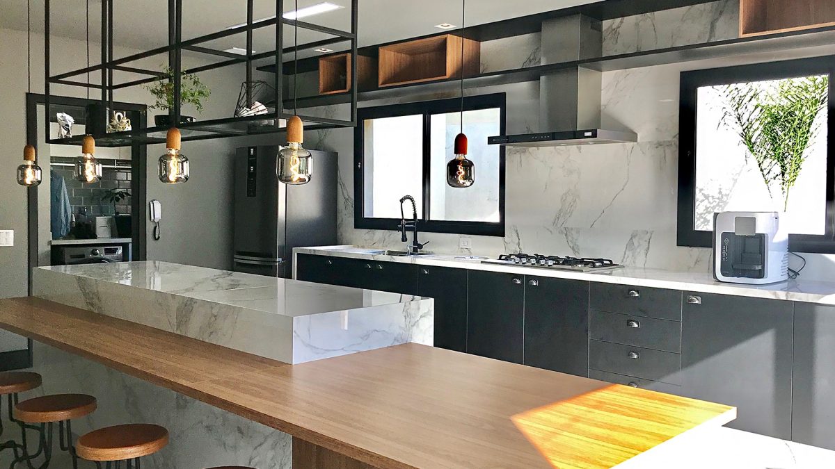 Com Metais Nobres e Design Minimalista: Luxo Discreto na Cozinha! - ideia