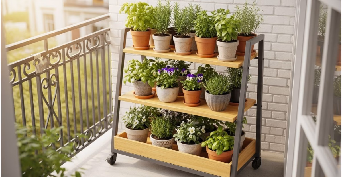 Sacada Tropical com Estampas e Plantas Exuberantes - detalhe