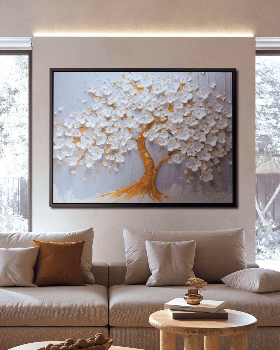 Um Toque Moderno Com Quadros Abstratos - inspiração