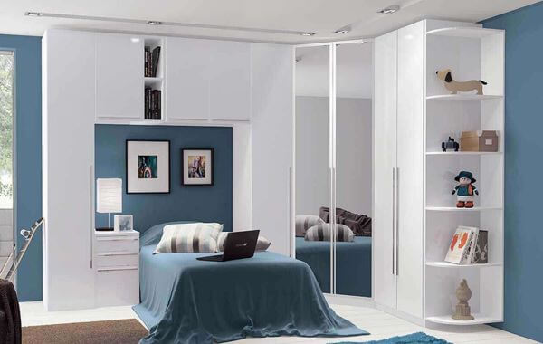 Guarda-Roupa Planejado com Canto Arredondado: Aproveite cada espaço! - detalhe