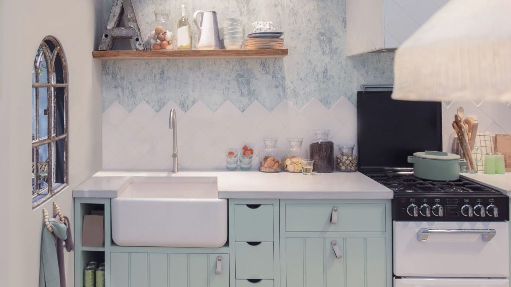 Móveis com Decoração Floral: Romantismo e Delicadeza na Cozinha! - ideia