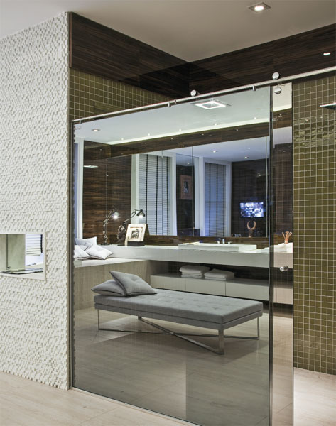 Efeito Espelhado: Box para Ampliar o Ambiente - inspiração