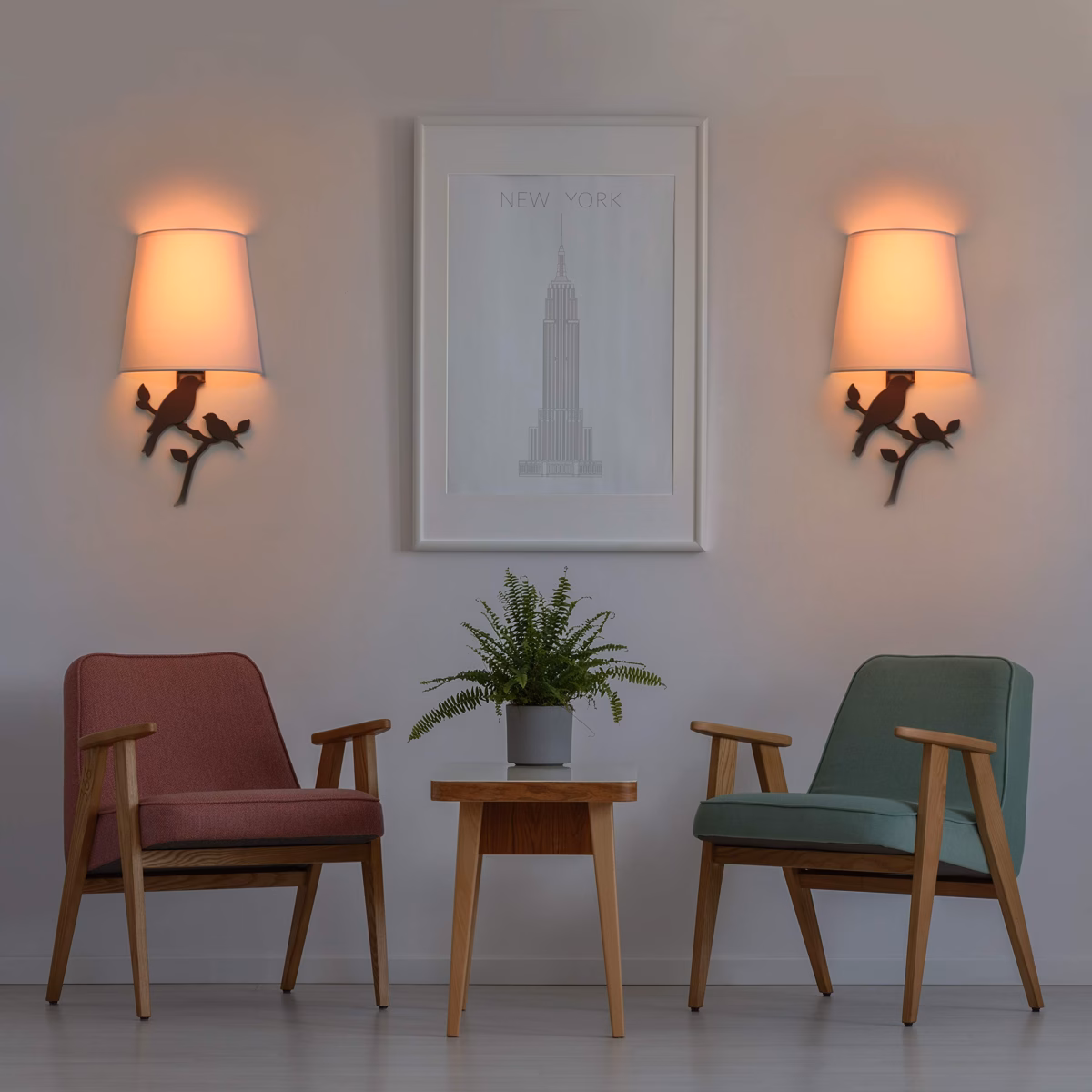 Arandela de Canto com Prateleira: Solução Inteligente e Decorativa - inspiração