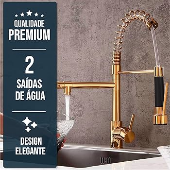 Com Torneira Gourmet de Design Moderno - ideia
