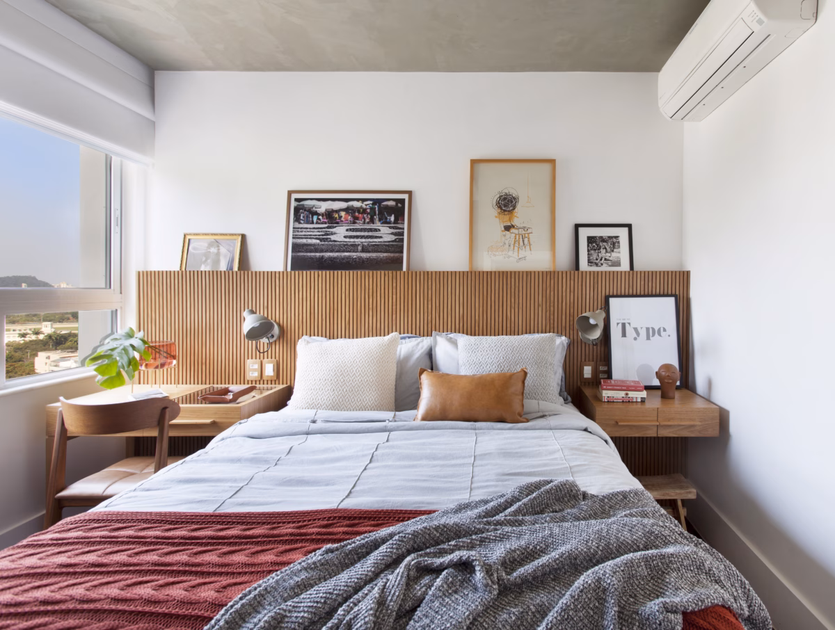 Memórias à Vista: Decoração de Quarto com Mural de Fotos - inspiração