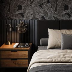 Painel Ripado Autocolante com Padrão Chevron: Instalação Fácil e Estilo Marcante - inspiração