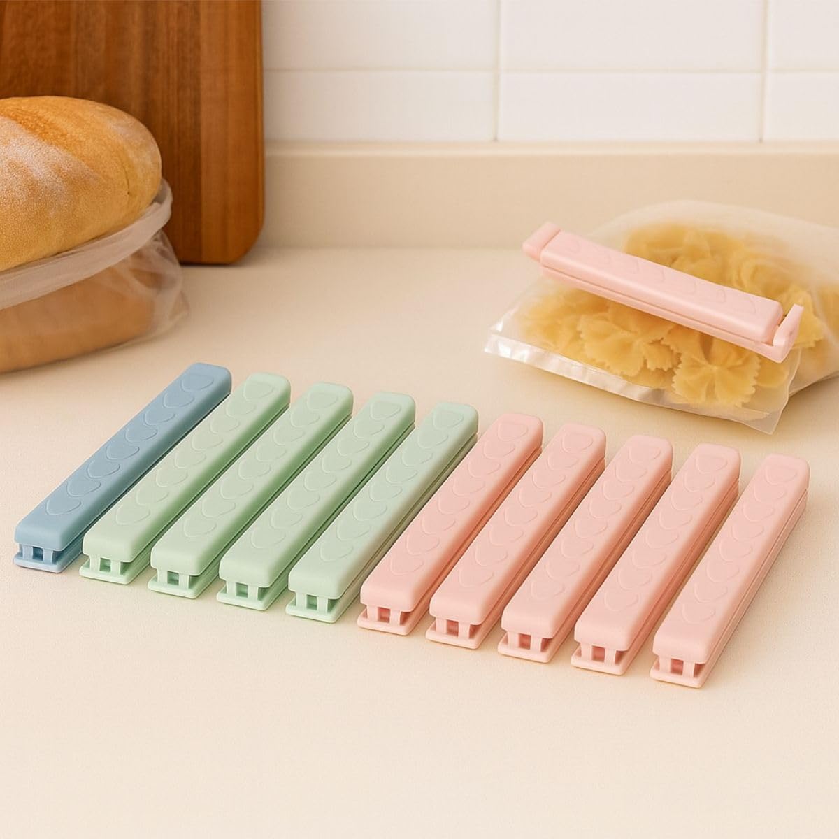 Painel de Recados Charmoso Com Prendedores de Silicone Pastel - ideia