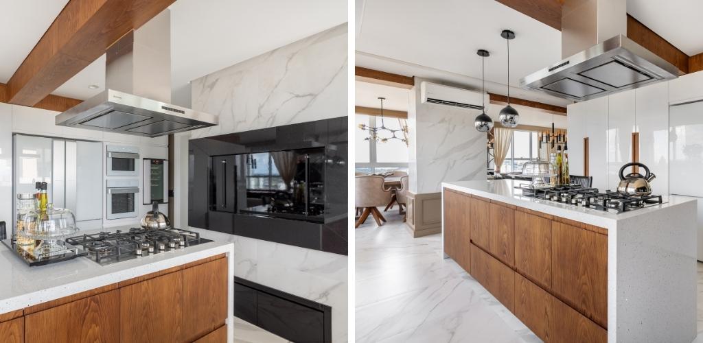 Cozinha Planejada com Detalhes em Cobre: Elegância e Sofisticação em Cada Detalhe - ideia