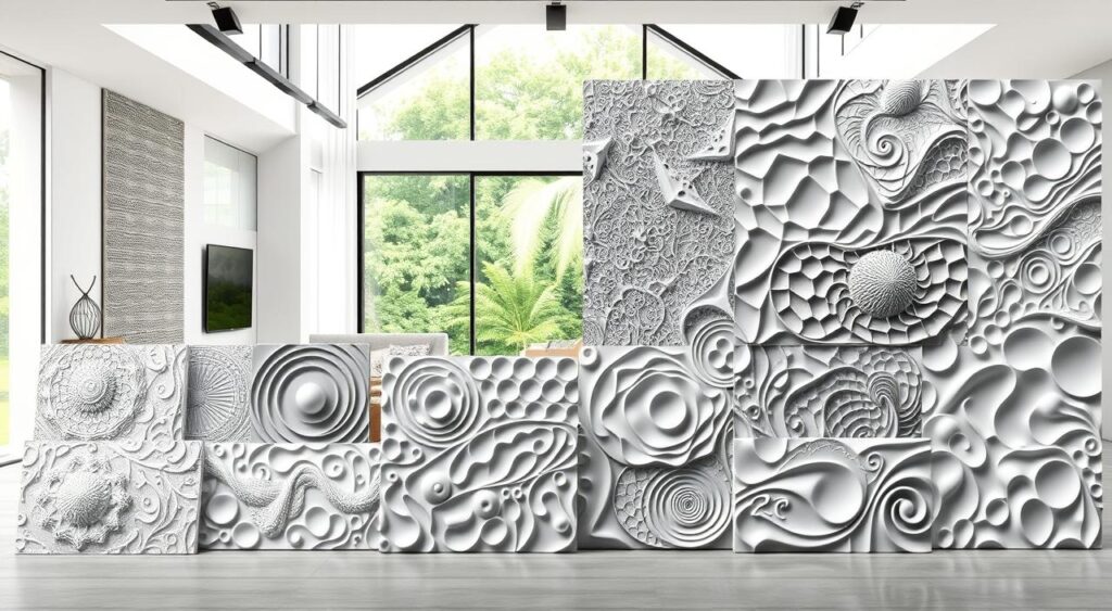 Originalidade Criativa: Revestimento 3D DIY com Materiais Reciclados - detalhe