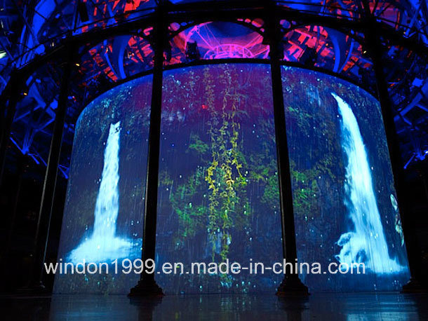 Tela de Projeção Holográfica Transparente para Efeitos Surreais - inspiração