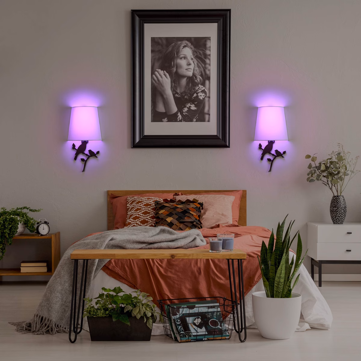 Arandela de Canto com Prateleira: Solução Inteligente e Decorativa - detalhe