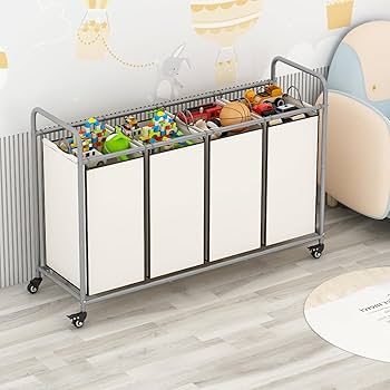 Cesto com Separador e Cores Vibrantes: Dê Vida à Lavanderia! - inspiração