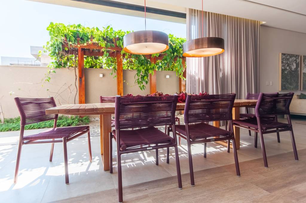 Cortineiro Estendido para Integrar Ambientes: Continuidade Visual - ideia