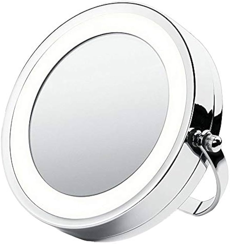 Espelho Ampliado com LED Direcional: Detalhes Sob Medida para sua Rotina - ideia