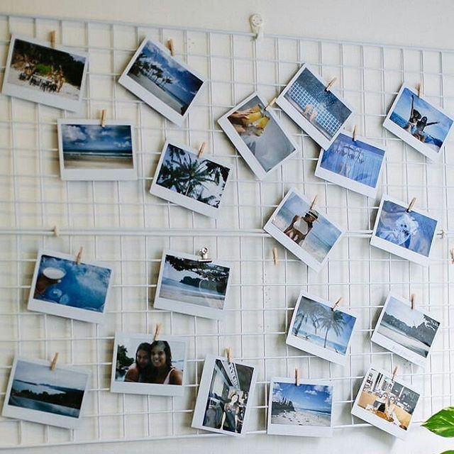 Memórias à Vista: Decoração de Quarto com Mural de Fotos - detalhe