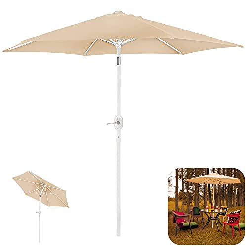 Ombrelone Inclinável com Manivela: Ajuste Fácil da Sombra - inspiração