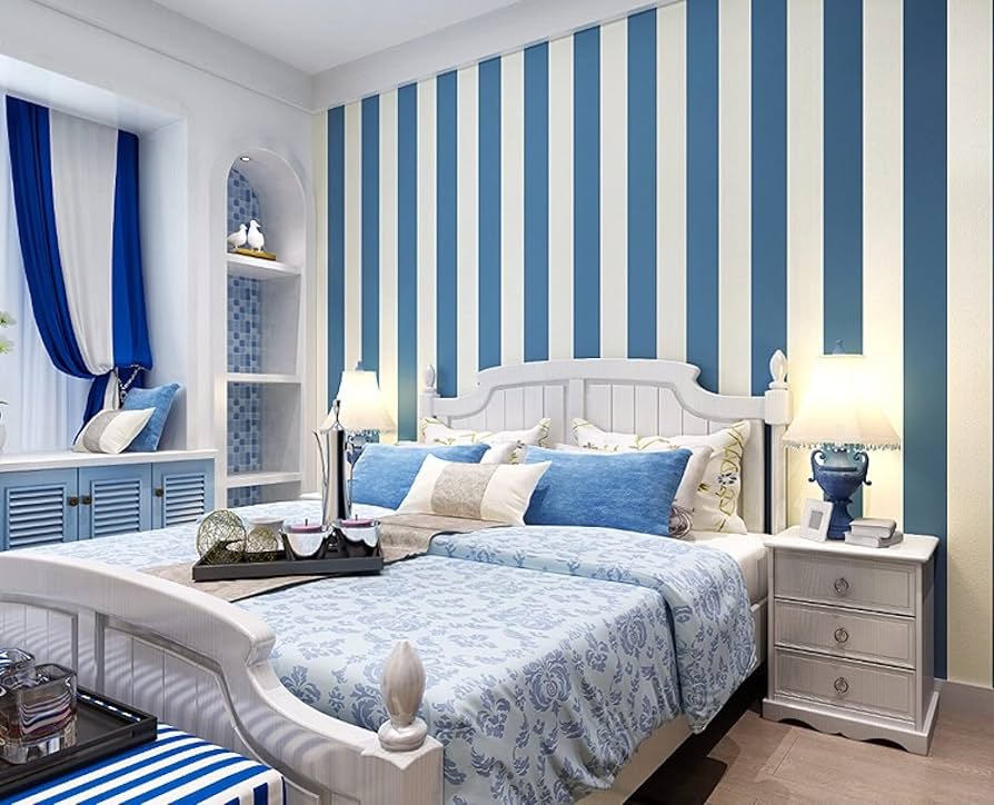 Listras Verticais: Aumente o Pé Direito do Seu Quarto - ideia