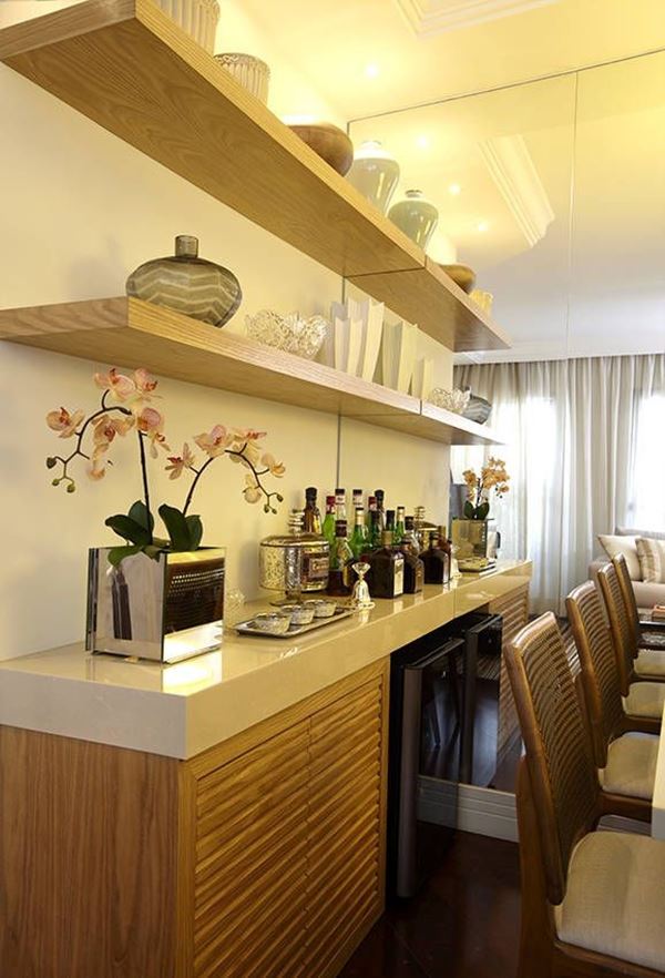 Buffet com Adega Integrada: Praticidade e Elegância para os Amantes do Vinho - detalhe