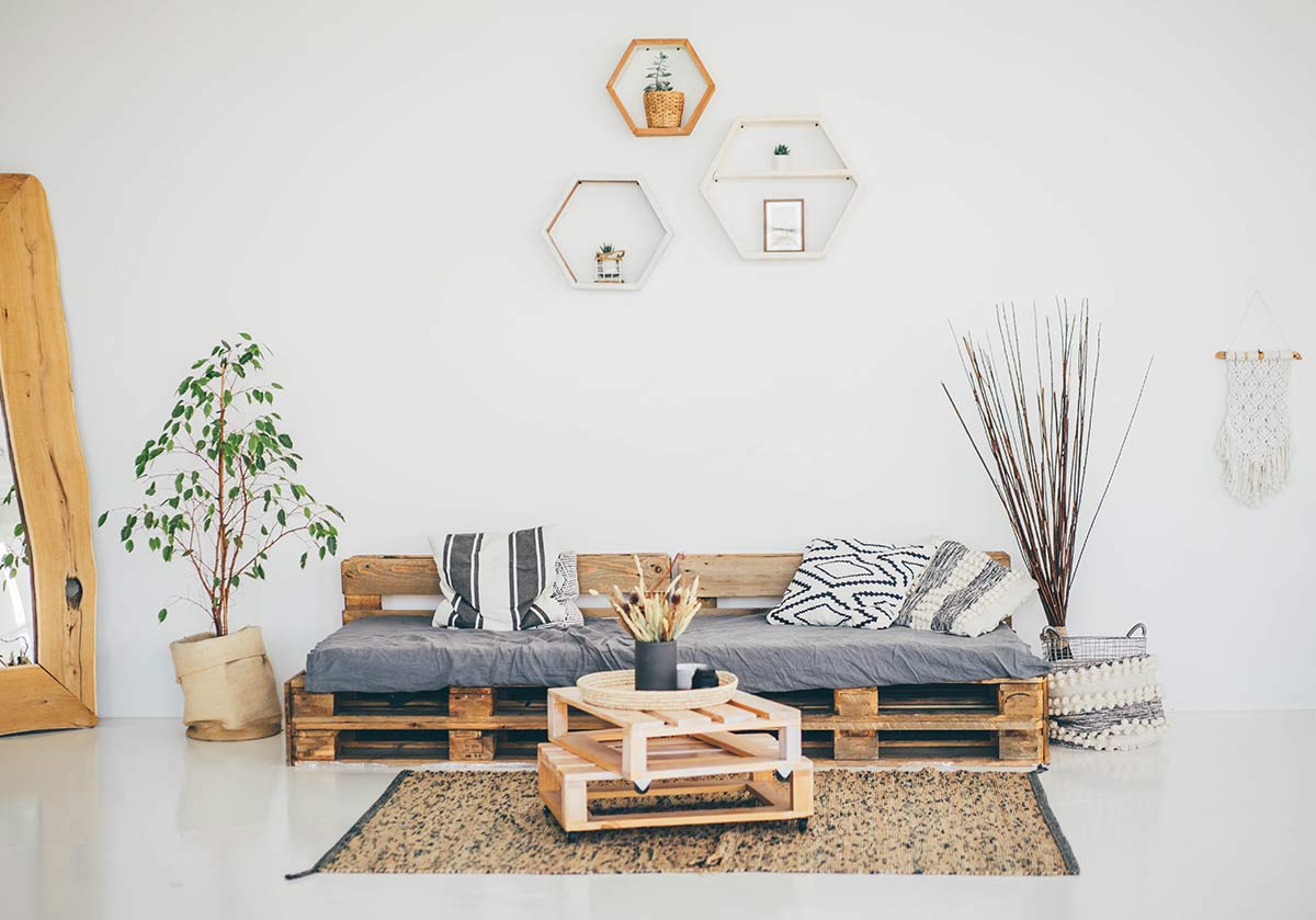 Paletes Repaginadas: Soluções Criativas e Sustentáveis para Seus Móveis - inspiração