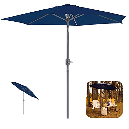 Ombrelone Inclinável com Manivela: Ajuste Fácil da Sombra - detalhe