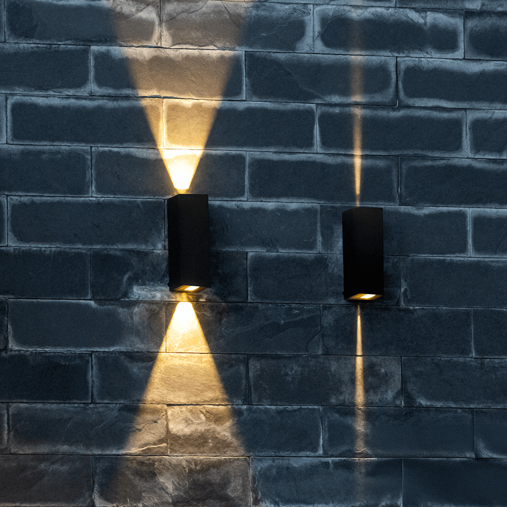 Arandela Up & Down Light: Efeito Cênico com Focos de Luz - detalhe