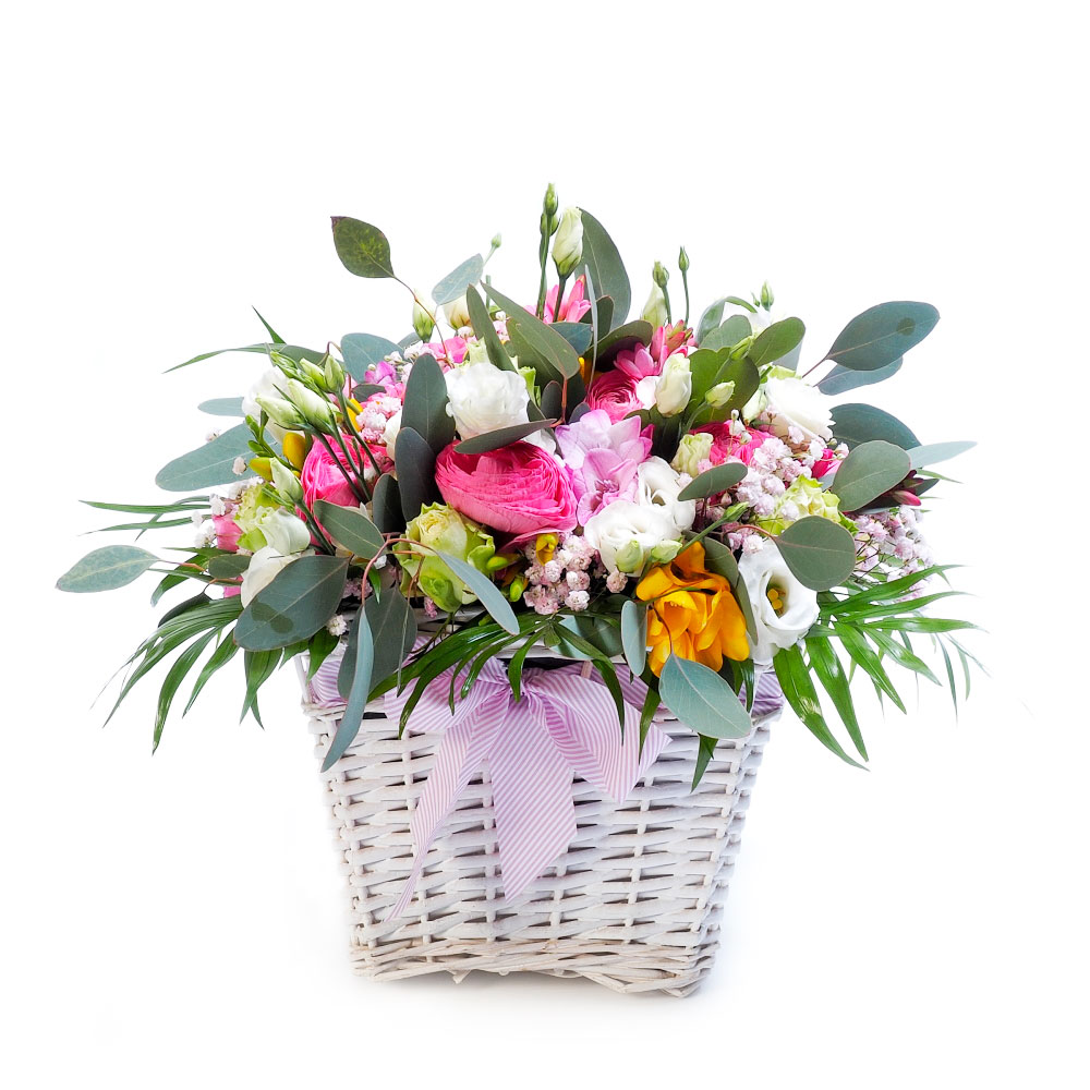 Cestos com Tecido Floral: Romantismo e Delicadeza em Cada Detalhe - detalhe