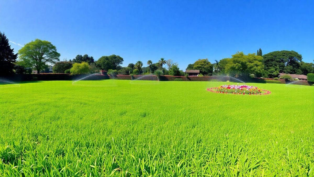 Gramado com Irrigação Inteligente: Tecnologia a Favor da Beleza - detalhe