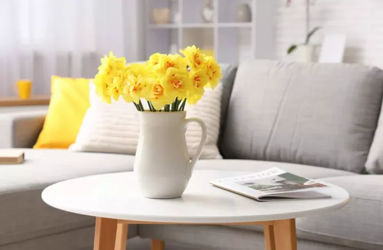 Mesa de Centro Com Cachepot Integrado: Natureza e Elegância - ideia