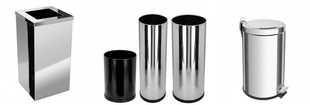 Lixeira de Inox Sem Ferrugem com Óleo Mineral: Proteção e Brilho Duradouros - detalhe