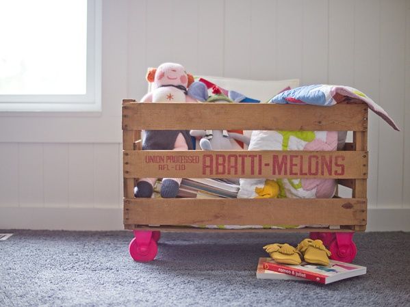 Com Caixotes de Feira Repaginados: Charme Rústico e Sustentável - ideia