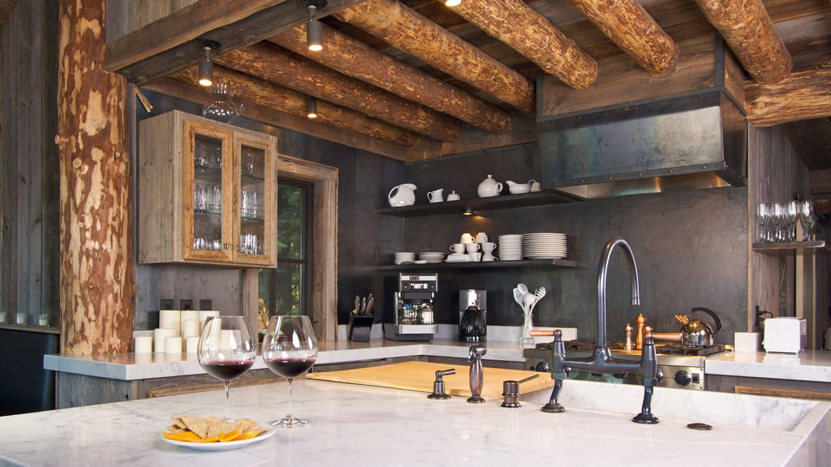 Com Piso de Demolição e Toques de Cor - ideia