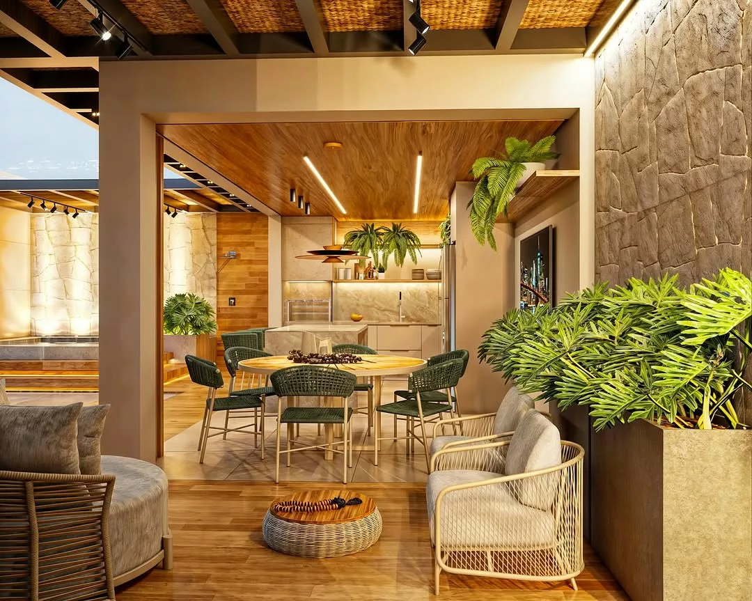 Com Iluminação Quente e Aconchegante - ideia