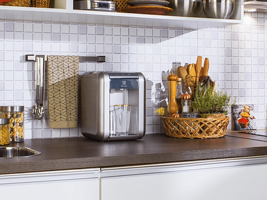 Purificador Compacto sobre Prateleira Suspensa - ideia