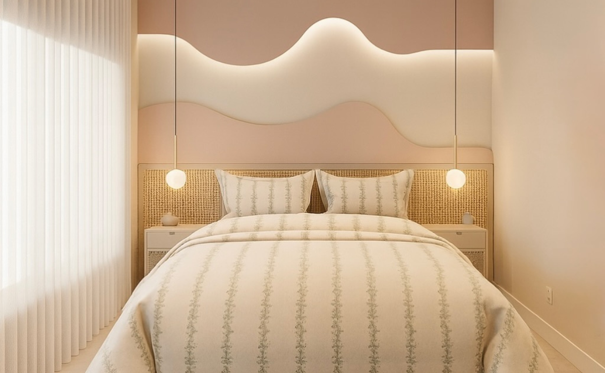 Elegância e Delicadeza: Decoração de Quarto com Renda - detalhe