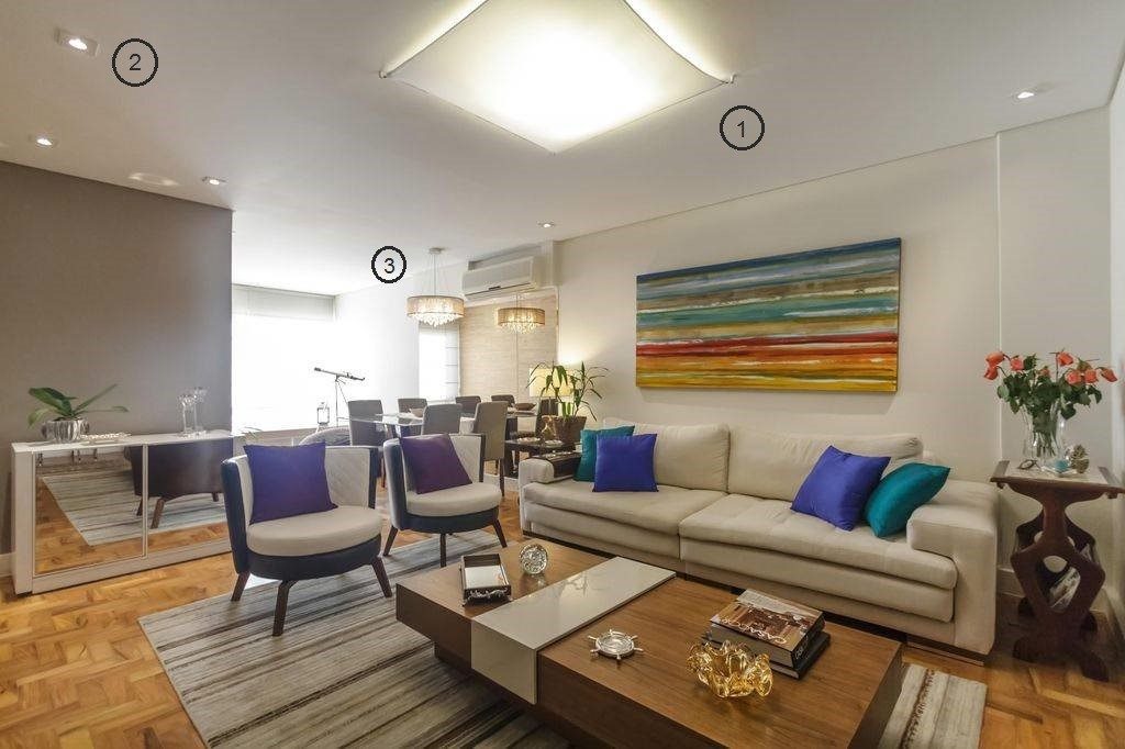 Laje Branca Minimalista com Iluminação Embutida: Elegância e Amplitude! - detalhe