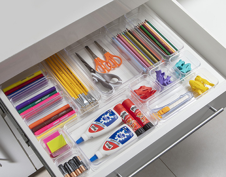 Organizadores de Gaveta com Tecido Colorido: Charme e Personalidade! - detalhe