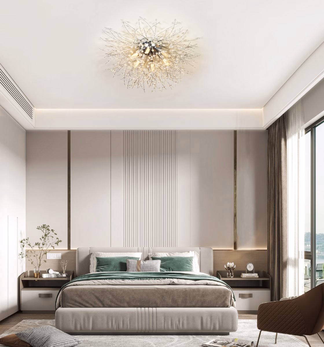 Plafon Repaginado com Decoupage Floral: Romantismo e Delicadeza no Seu Teto - detalhe