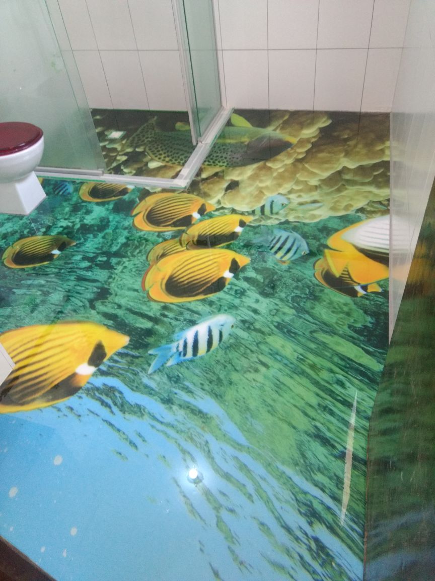 Efeito 3D Aquático: Mergulhe na Beleza do Fundo do Mar - detalhe