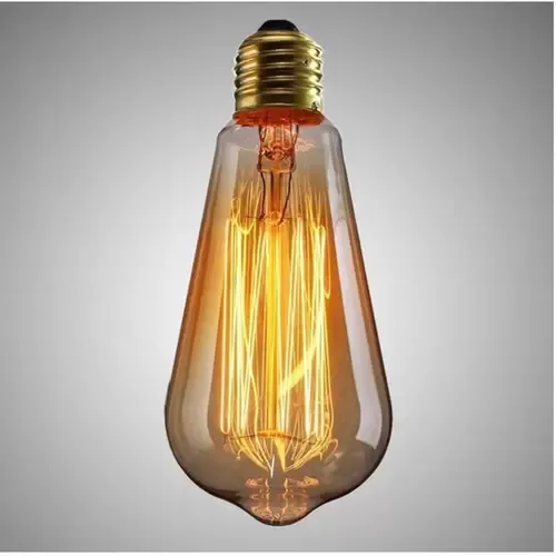 Spots com Lâmpadas Filamento: Aconchego Retrô - detalhe