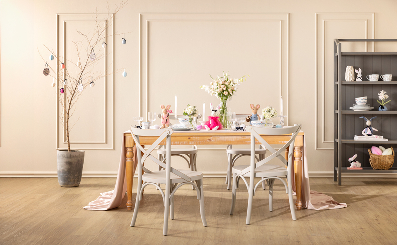 Decoração Romântica com Tons Pastel e Tecidos Delicados - ideia