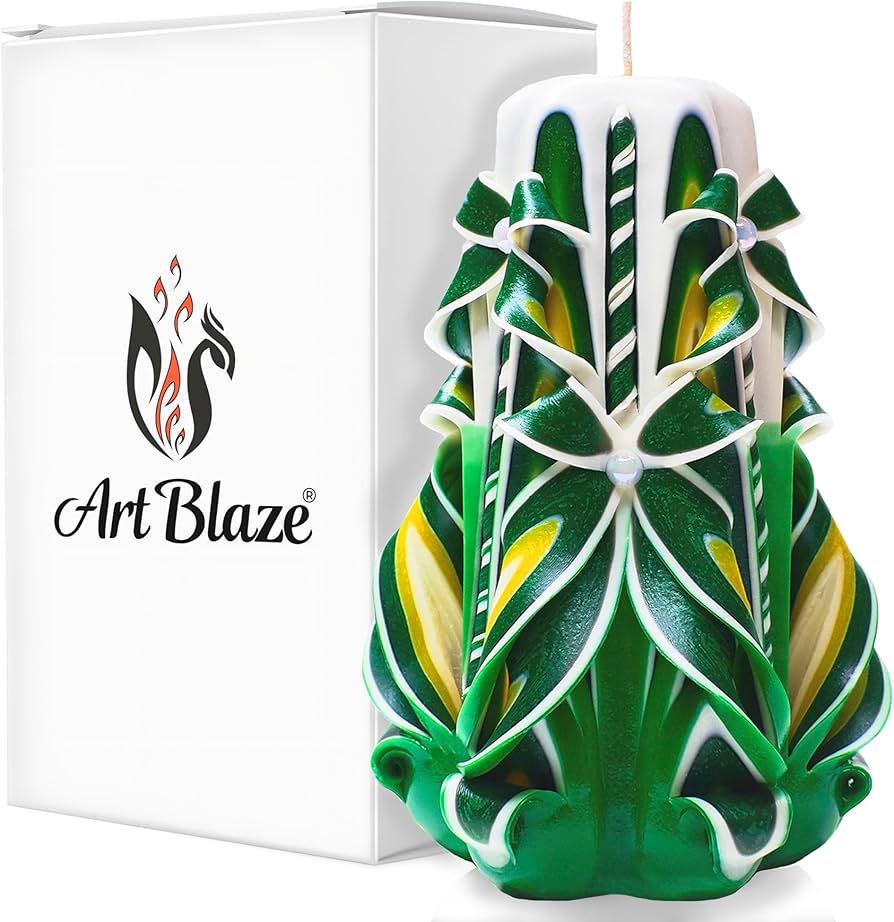 Velas Esculpidas: Arte e Luz em Uma Peça - detalhe